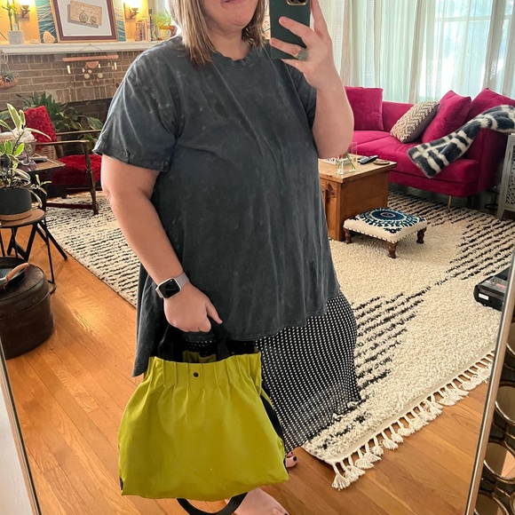 Anthropologie On The Go Carrier Bag in lime all sizes - Picture 2 of 5